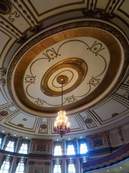 The ornate ceiling was the only photo I managed to take.