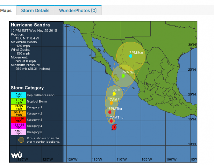 As of 7 PM a Category 3 hurricane was going to come ashore here as a 