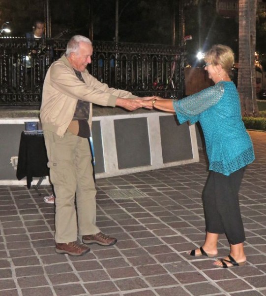 Needless to say Colin and I got a good bot of dancing in.  But George and I managed to cut a rug as they used to say.  George does a great jive.