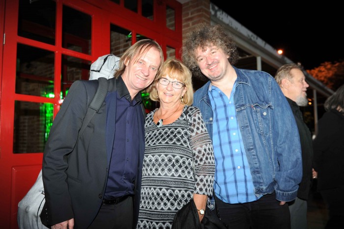 David, myself and Zoran leaving the restaurant around 1:30AM.   We wer alls taying at the same hotel.